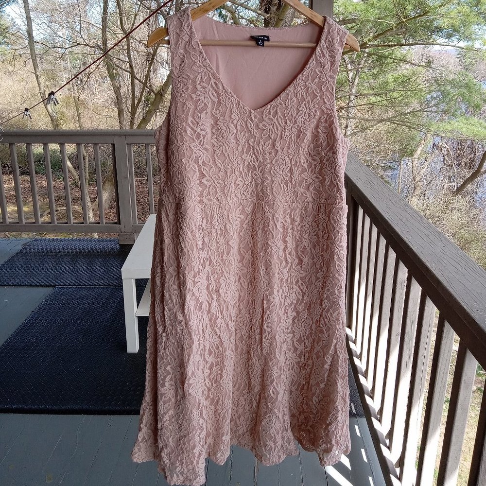 Torrid Cream Lace Dress | Size 1